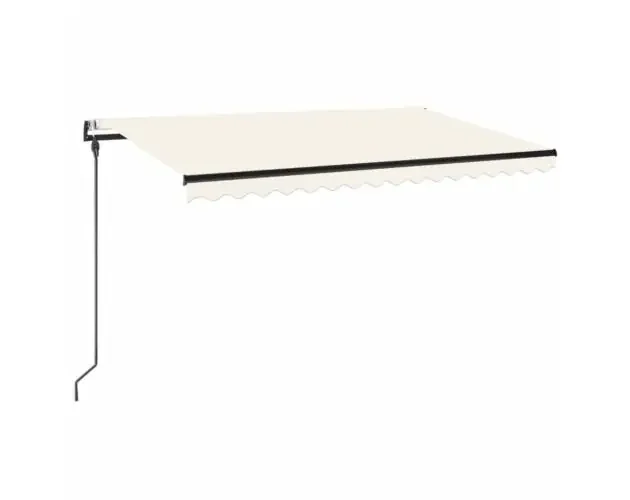 vidaXL toldo retráctil automático crema 450×300 cm | Brico Depôt Novità