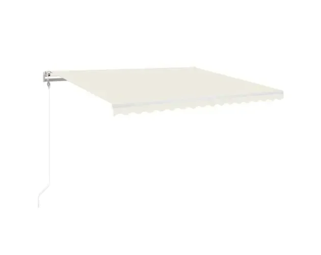 vidaXL toldo retráctil automático crema 450×350 cm | Brico Depôt Economico