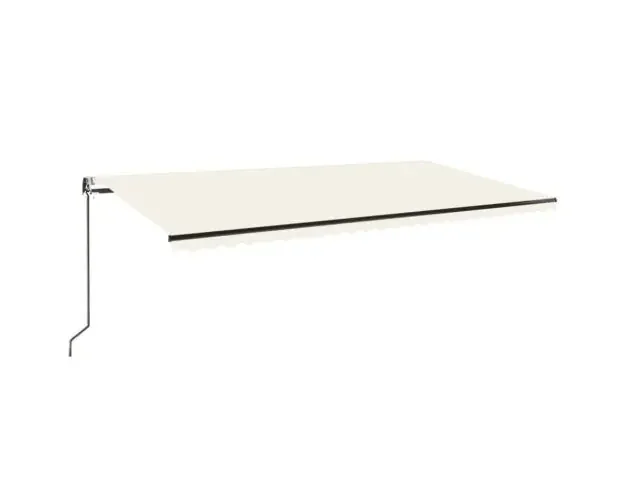 vidaXL toldo retráctil automático crema 600×350 cm | Brico Depôt Prezzo Scontato