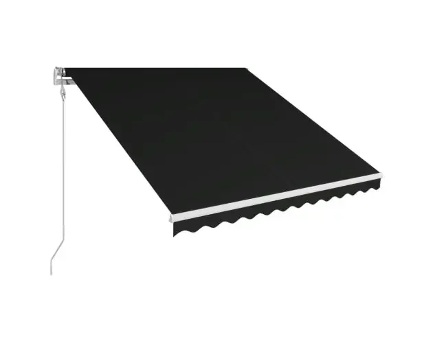 vidaXL toldo retráctil automático gris antracita 350×250 cm | Brico Depôt Prezzo Scontato