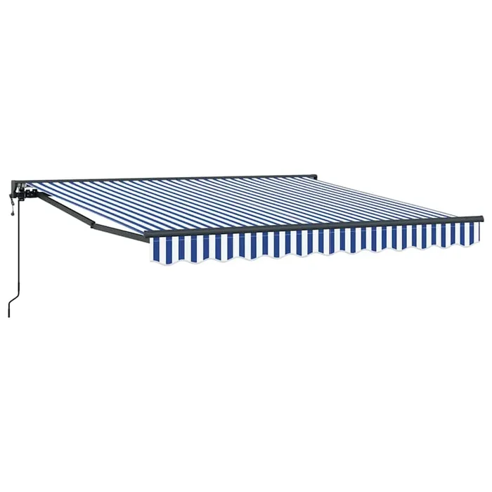 vidaXL Toldo Retráctil Azul y 300×250 cm tela