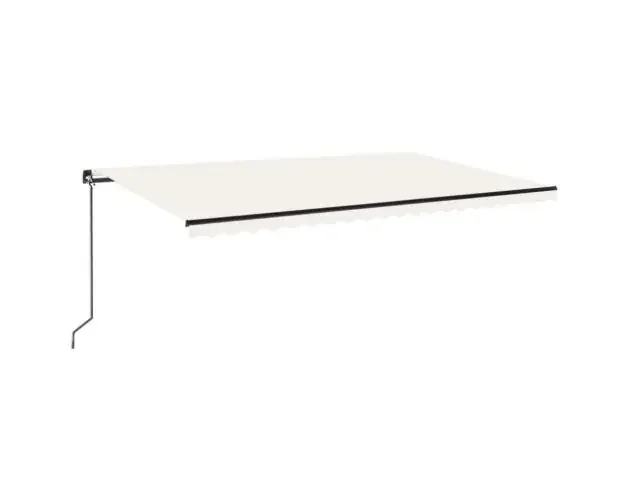 vidaXL toldo retráctil manual color crema 500×300 cm | Brico Depôt Originale