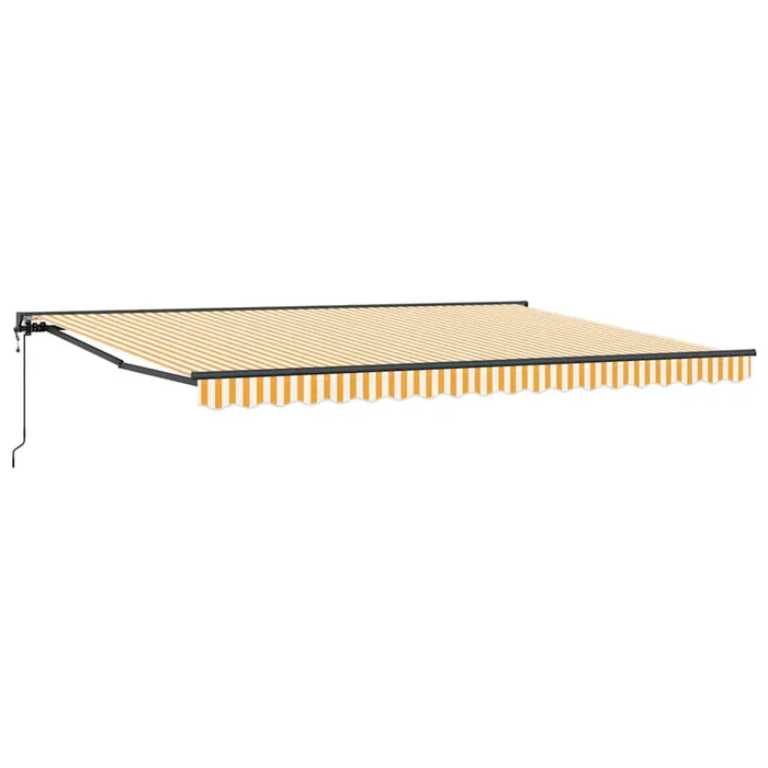 vidaXL Toldo Retráctil Naranja y 450×300 cm tela