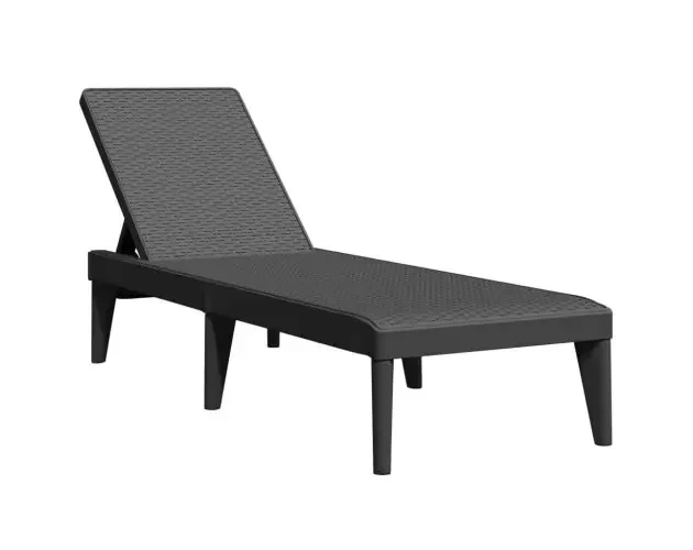 vidaXL tumbona de pp gris antracita 186x60x29 cm | Brico Depôt A Buon Prezzo