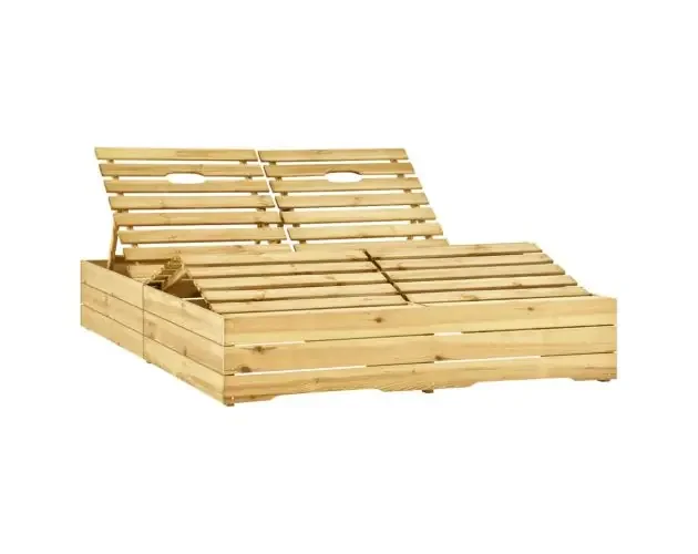 vidaXL tumbona doble de madera de pino impregnada verde | Brico Depôt Direttamente Dal Produttore