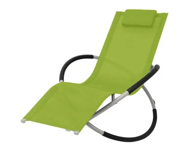 vidaXL tumbona geométrica de jardín de acero verde | Brico Depôt Soddisfatti O Rimborsati
