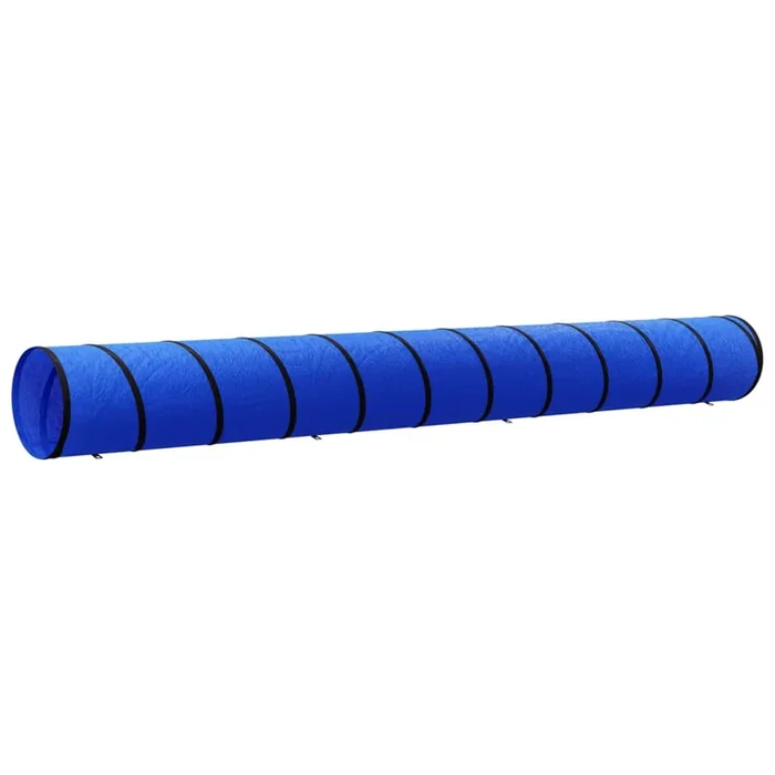 vidaXL Túnel para perros poliéster azul Ø55×500 cm