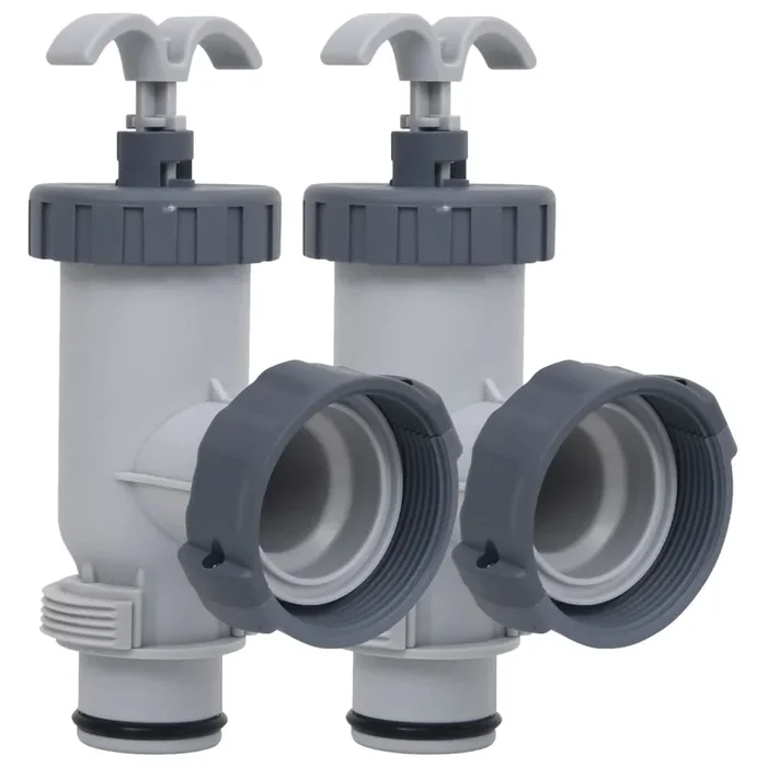 vidaXL Válvulas de émbolo para piscina 2 unidades