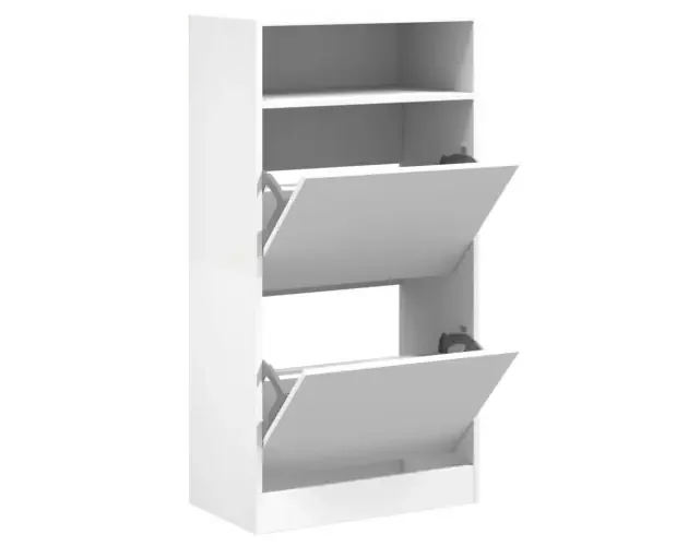 vidaXL zapatero de madera de ingeniería blanco 60x34x116 cm | Brico Depôt Garanzia Inclusa
