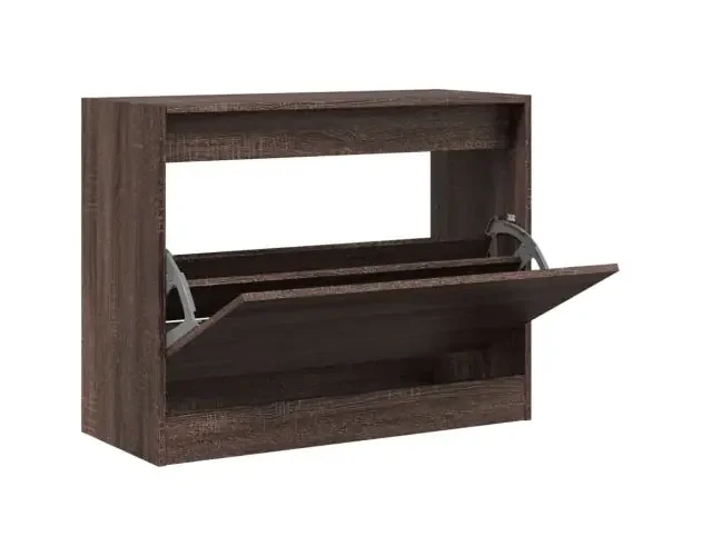 vidaXL zapatero de madera de ingeniería marrón roble 80x34x63 cm | Brico Depôt Super Prezzo