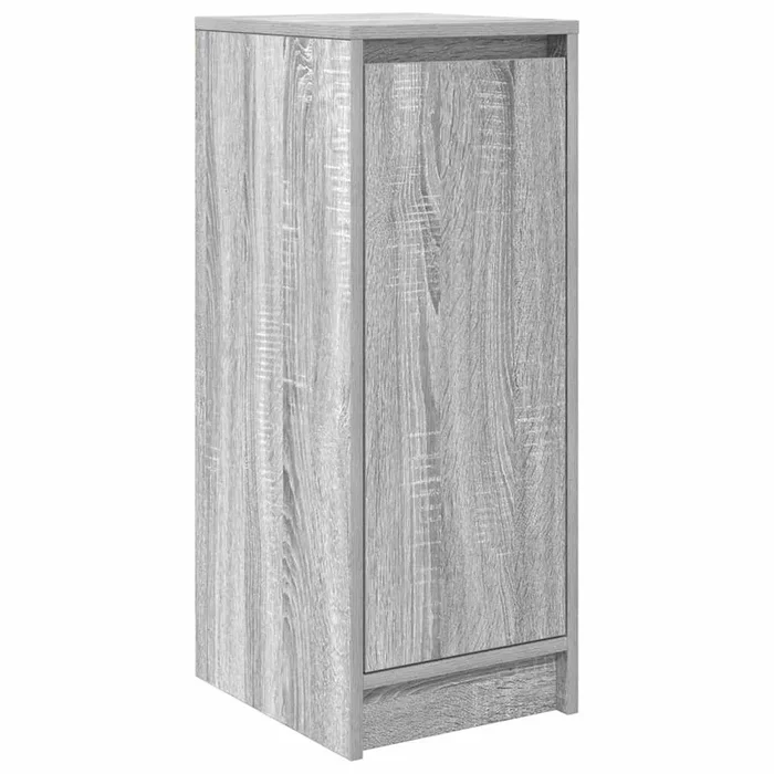 vidaXL Zapatero gris Sonoma 29,5x34x76 cm madera de ingeniería