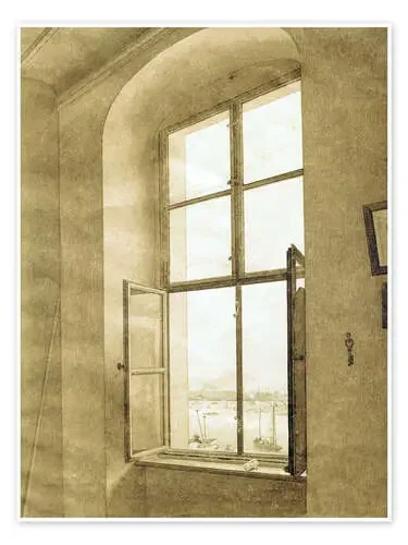 View from the studio I de Caspar David Friedrich akg-images
