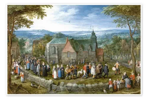 Village wedding de Jan Brueghel d.Ä. Master Collection
