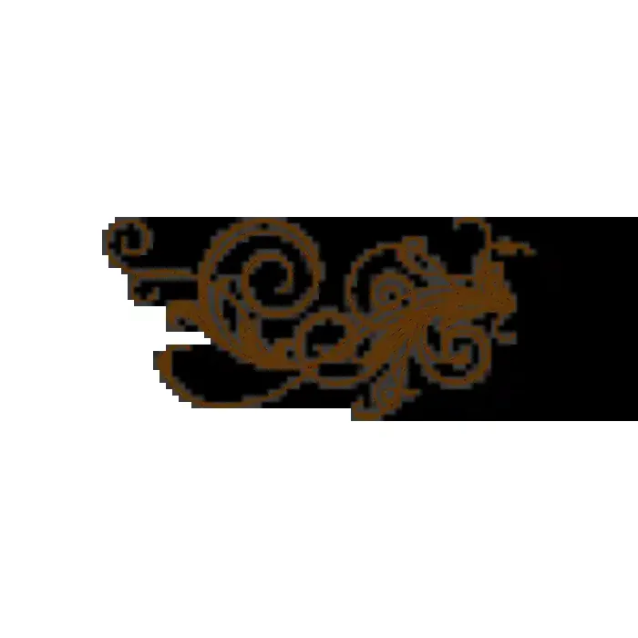 Vinil Decorativo Floral FL066, Grande, Marron 8282-01, Original