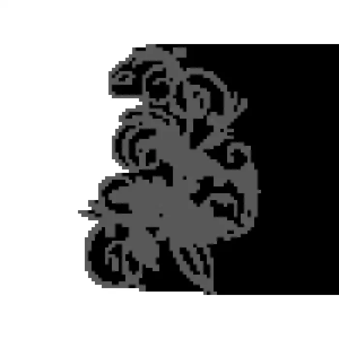 Vinilo Decorativo Floral FL019, Grande, Gris Oscuro 8288-01, Invertir