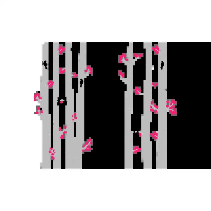Vinilo Decorativo Moderno MO302C, Grande, Plata 8268-00, Magenta 8258-06, Negro 8288-00, Invertir