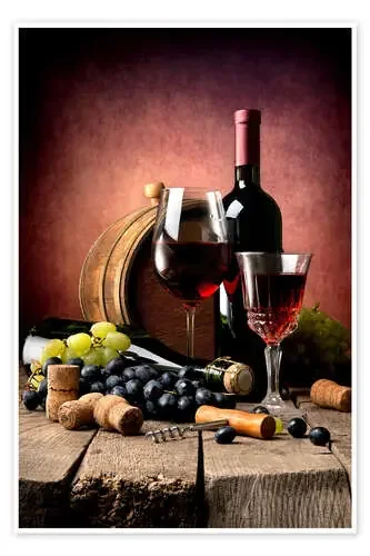 Vino tinto con uvas Editors Choice