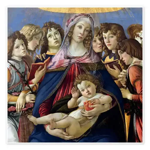 Virgen con el Niño y seis santos de Sandro Botticelli akg-images