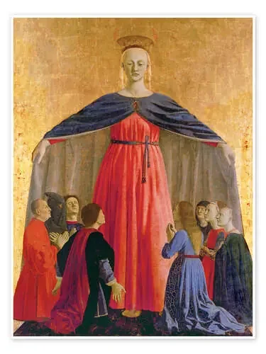 Virgen de la Misericordia (Políptico de la Misericordia) de Piero della Francesca akg-images