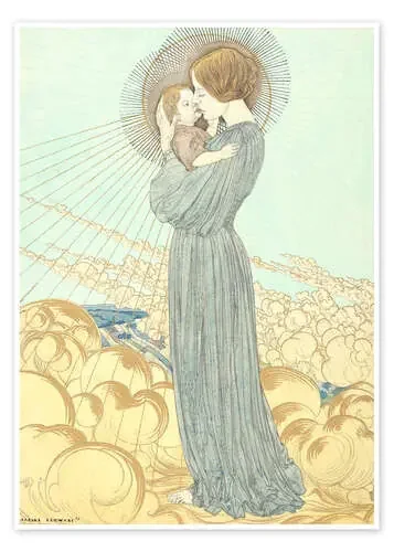 Virgin With Child de Carlos Schwabe Master Collection