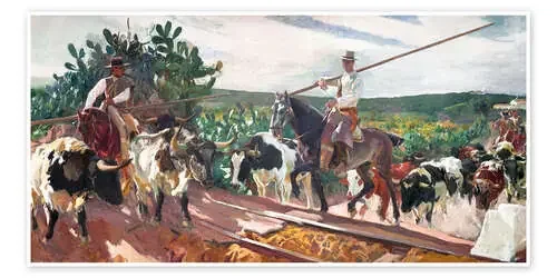 Visión de España Andalucía, El encierro, 1914 de Joaquín Sorolla y Bastida Master Collection