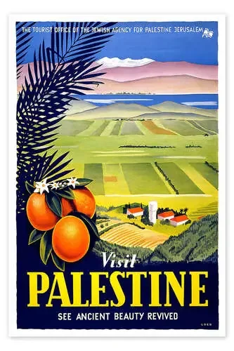 Visit Palestine de Vintage Travel Collection