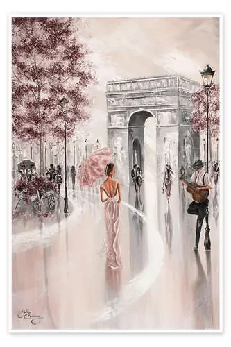 Vislumbre, ambiente parisino I de Isabella Karolewicz