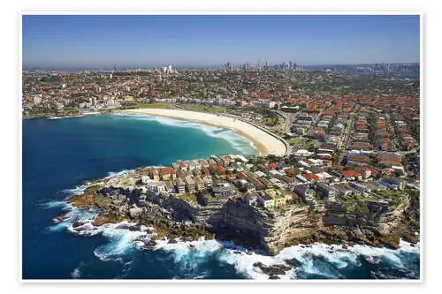 Vista aérea de la playa de Bondi de David Wall Danita Delimont