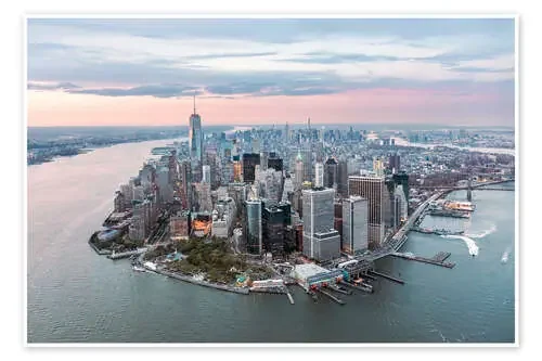 Vista aérea de Manhattan, Nueva York de Matteo Colombo