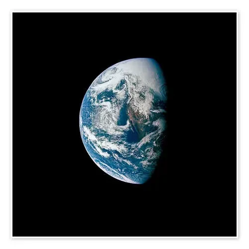 Vista de la Tierra desde Apollo 13 de NASA Stocktrek Images