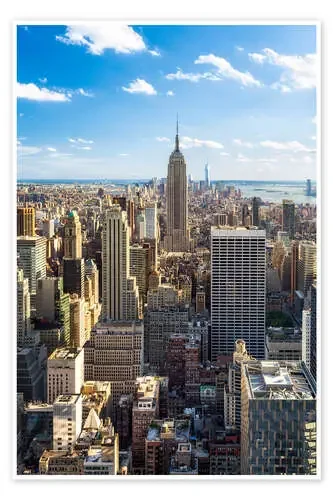 Vista de Manhattan, Nueva York de Jan Christopher Becke