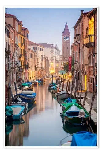 Vista romántica de la noche veneciana de Jan Christopher Becke