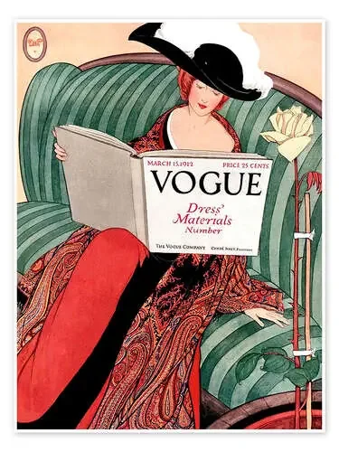Vogue vintage de Vintage Advertising Collection