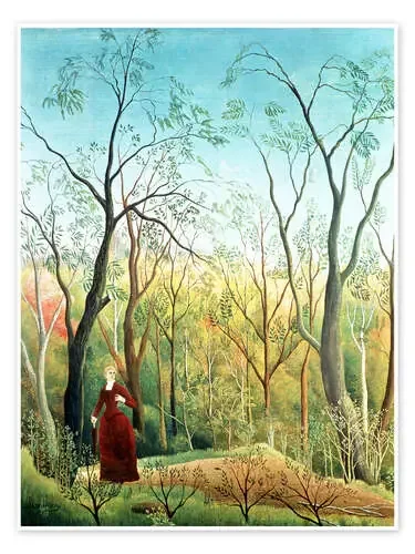Walk in the Forest de Henri Rousseau Bridgeman Images