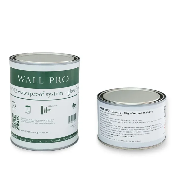 waterproof system gloss transparente de Wallpro – 5PRO502