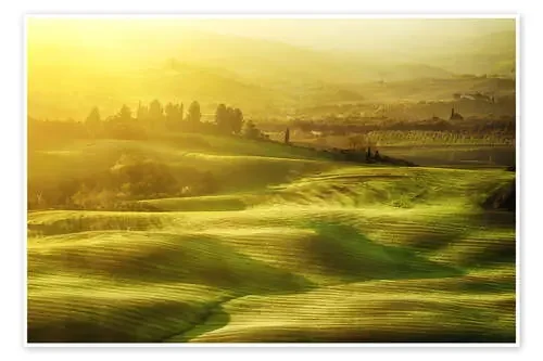 Wavy fields in Tuscany, Italy Editors Choice