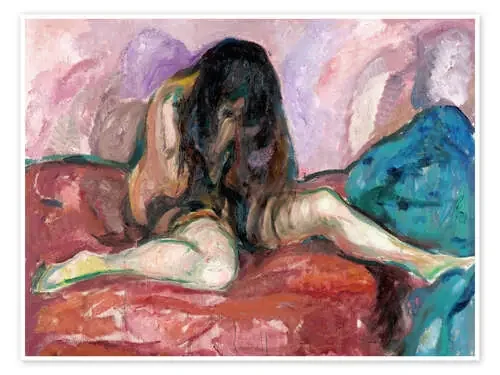 Weeping Nude de Edvard Munch Master Collection