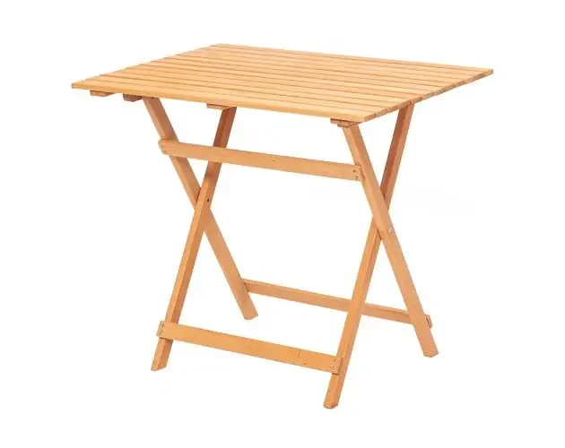 Wellhome mesa de jardín 100% haya 72 x 60 cm | Brico Depôt Edizione Limitata