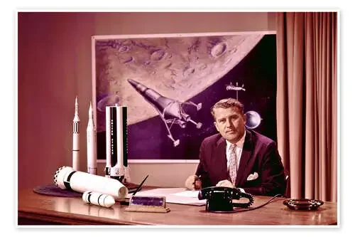 Wernher von Braun de NASA Everett Collection