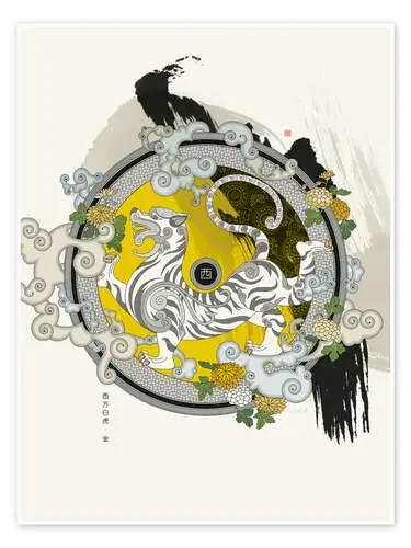 White Tiger Of The West (Element Metal) de Thoth Adan