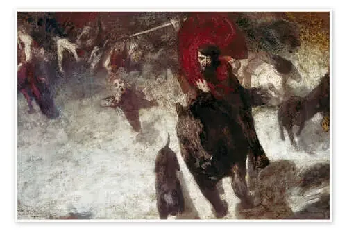 Wild Hunt de Franz von Stuck ARTOTHEK
