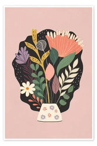 Wildflowers in a Vase de Olga Telnova