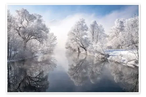 Winter idyll Lake Kochelsee in Bavaria de Achim Thomae