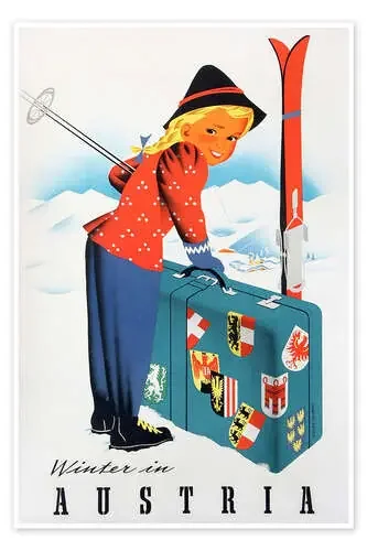 Winter in Austria de Vintage Ski Collection