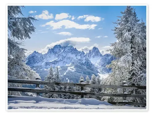 Winter in the Sesto Dolomites, South tyrol, Italy de Christian Müringer