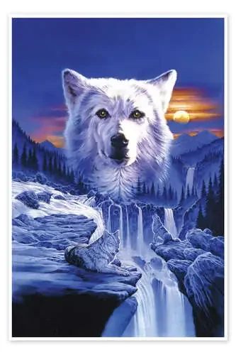 Wolf waterfall de Robin Koni MGL Licensing