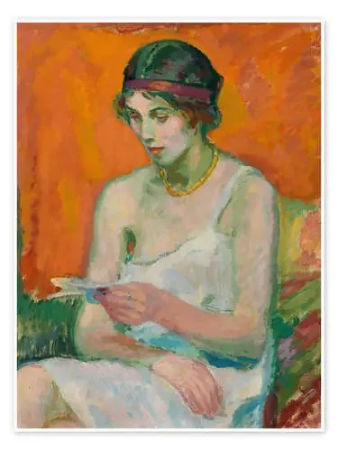 Woman in her Petticoat, 1912 de Magnus Enckell