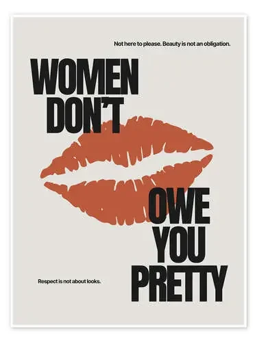Women Don‘t Owe You Pretty de Typobox Editors Choice