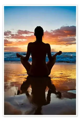 Yoga en la playa de M. Swiet Design Pics