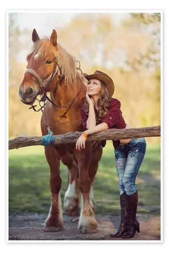 young cowgirl and horse Editors Choice